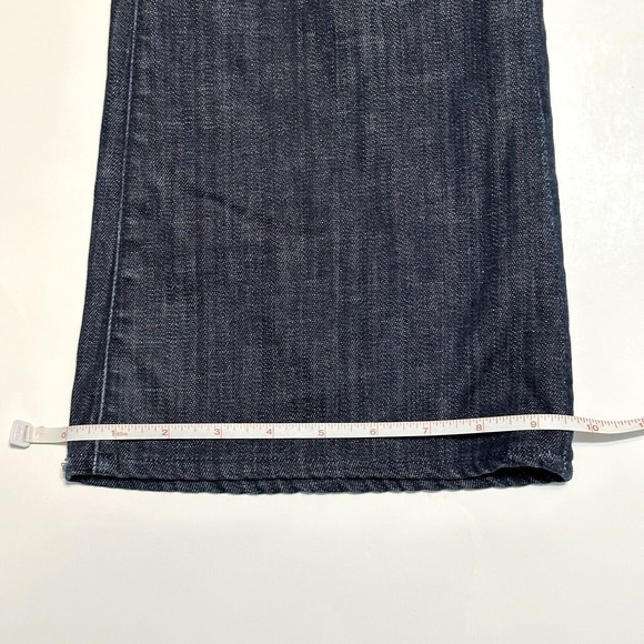 7 For All Mankind Jeans Women’s Size 29 Charlize Flare  Blue Stretch Denim 31x30 - Picture 10 of 13